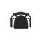 Holland Bar Stool Co Jackie with Arms 30 in. Swivel Bar Stool with Black Wrinkle Finish and Canter Espresso Seat 415 - alternate 2